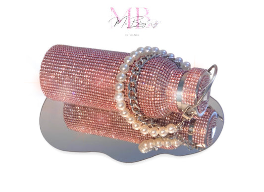 Stainless Steel Diamond Bottle - Rosé