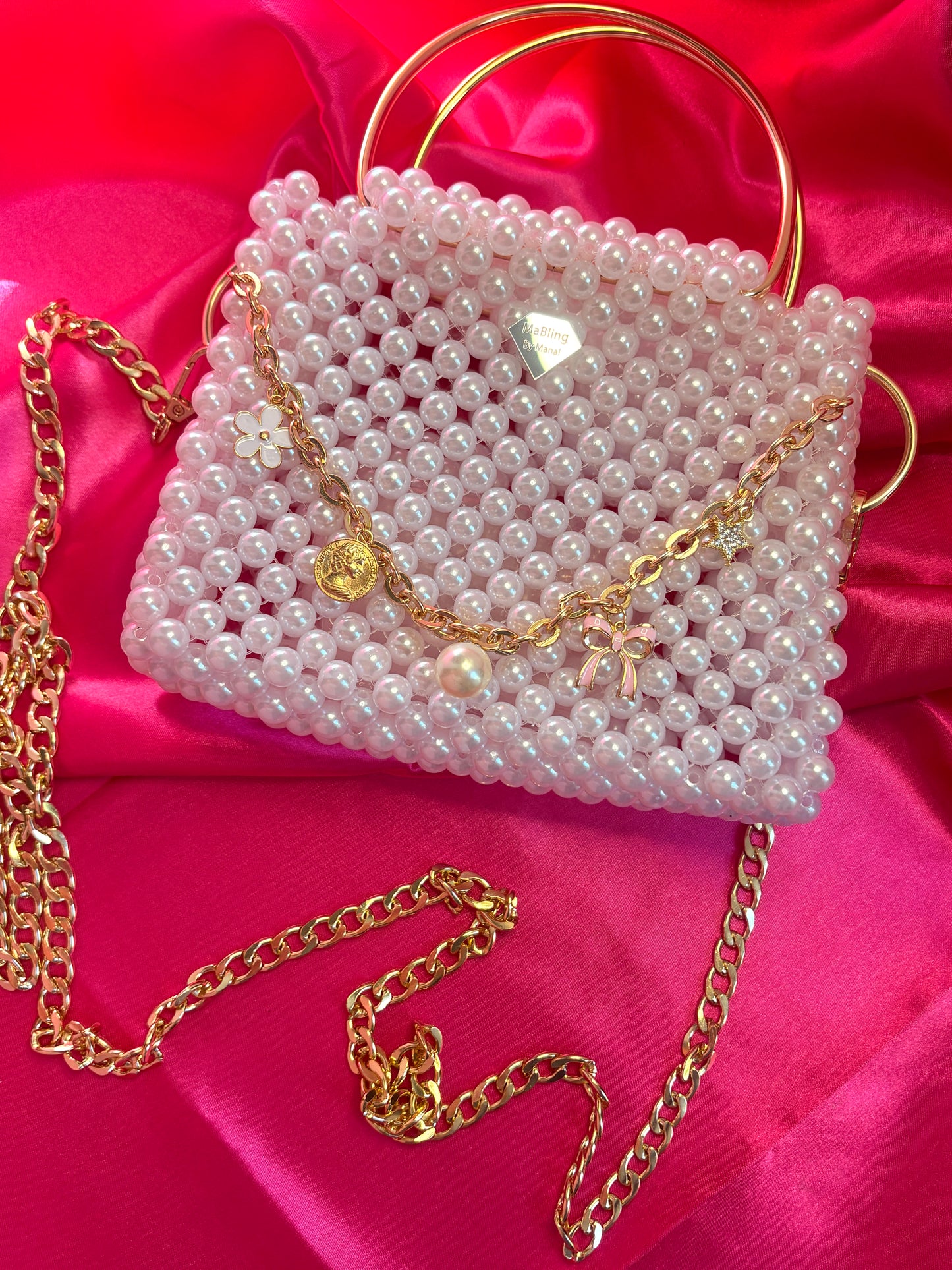 Bolso coquette🎀 perla