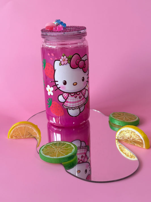 Vaso Decorativo Hello Kitty 16oz – Doble Pared