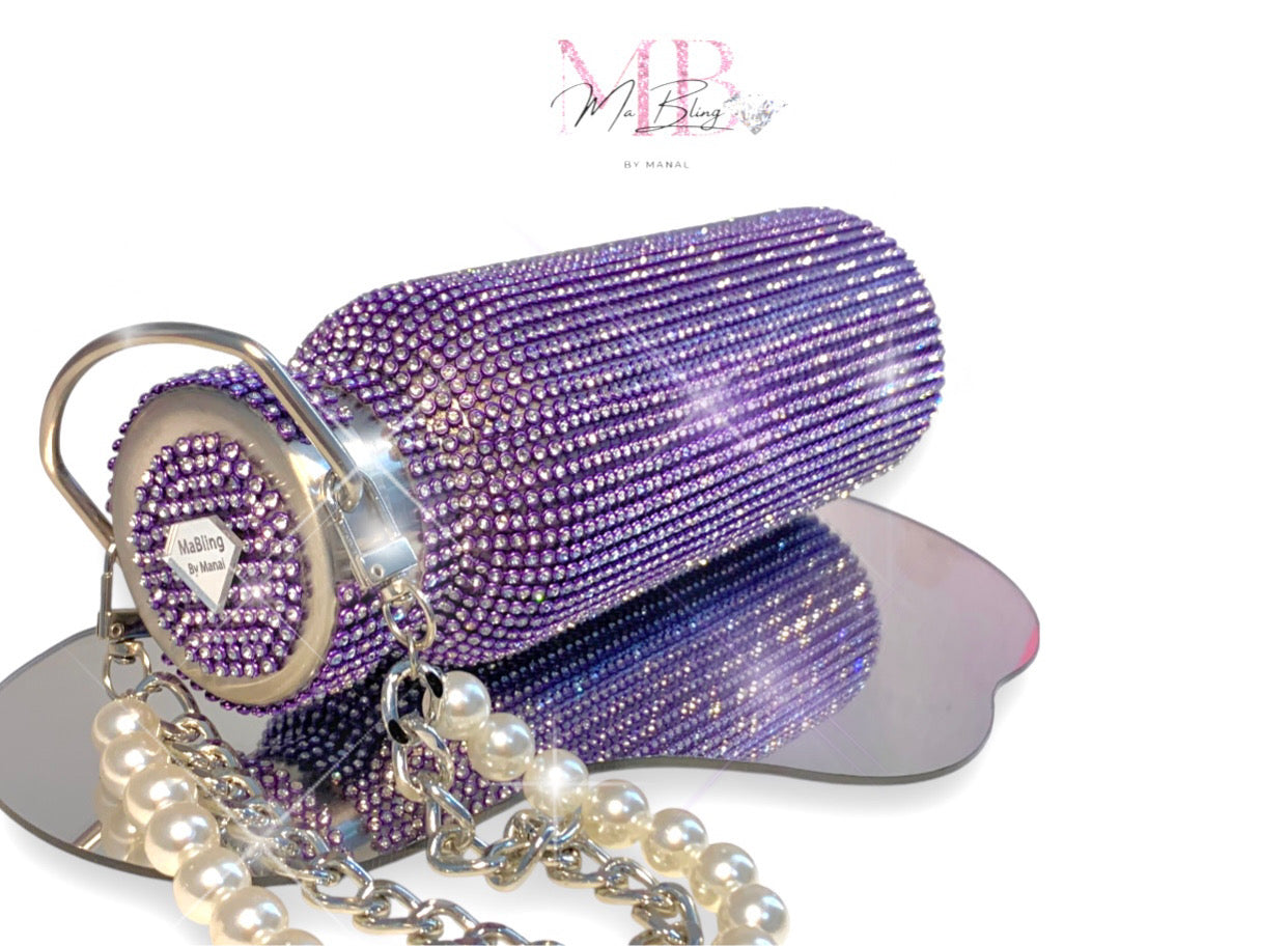 Botella de diamantes de acero inoxidable - Lilac Dream